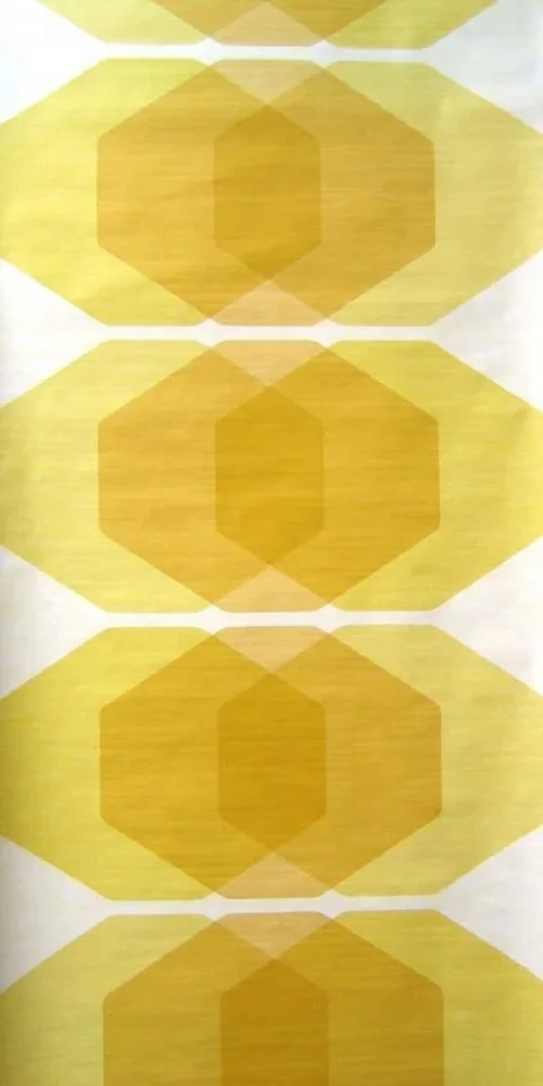 Wallpaper Hexagon gelb