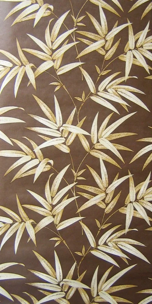 Wallpaper Bamboo Brown