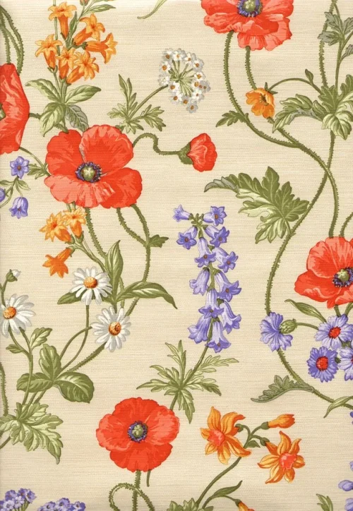 Bild 2 von Tapete Klatschmohn hell