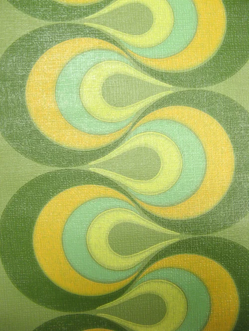 Bild 3 von Tapete Green Blobs