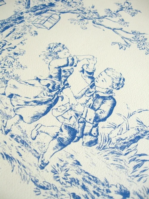 Bild 3 von Tapete Jardin de Luxe Bleu