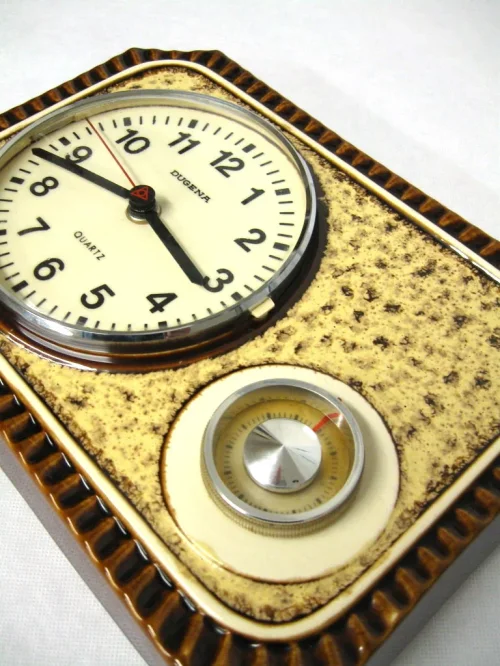 Bild 3 von 70er Küchenuhr Dugena