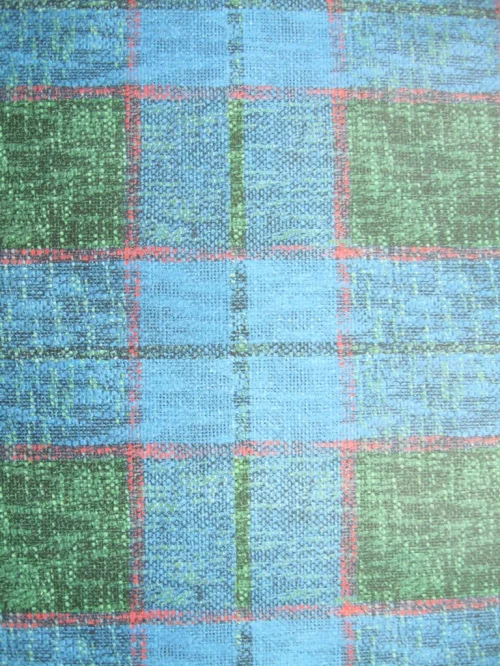 Bild 3 von Tapete Karo Blau
