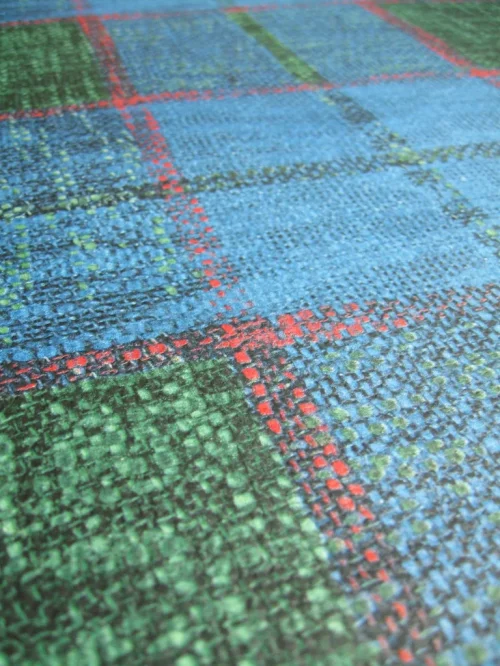 Bild 4 von Tapete Karo Blau