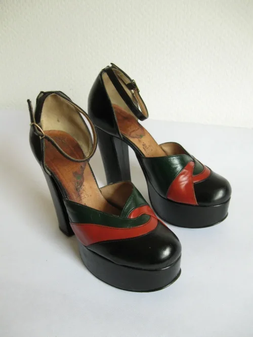 70er Plateauschuhe