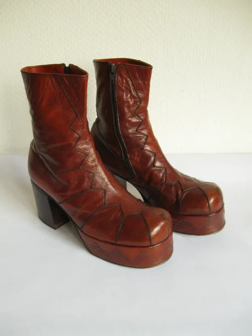 70er Plateauschuhe