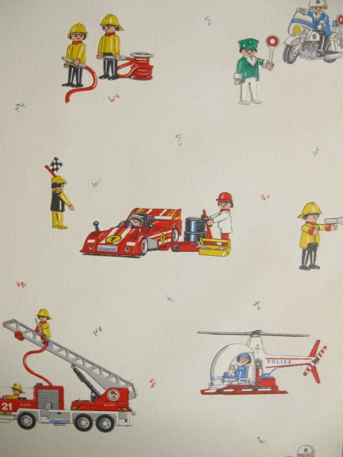 Bild 3 von Tapete Playmobil-Tapete
