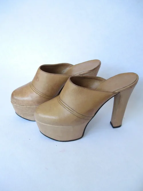 70er Plateau-Schuhe