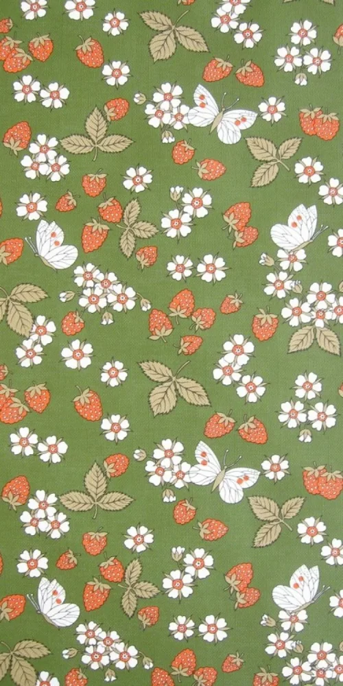 Wallpaper Fraise et Papillon