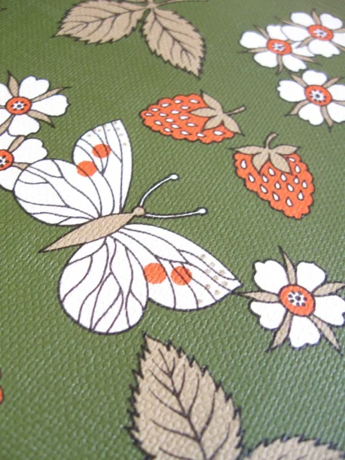 Bild 4 von Tapete Fraise et Papillon