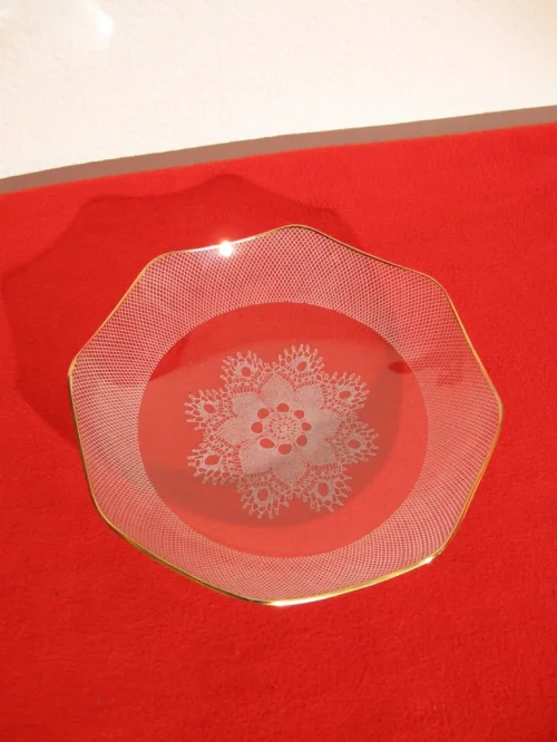 60er Glaschale