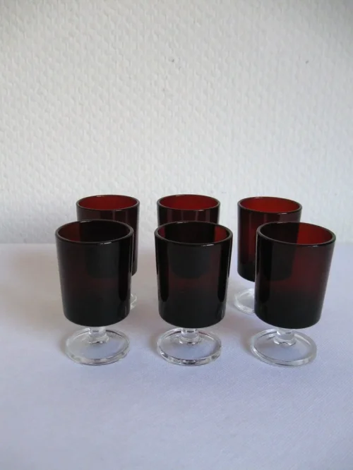 Bild 2 von 60s liquor glasses Luminarc