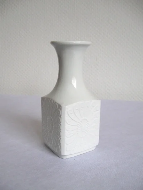 70er Biskuitporzellanvase