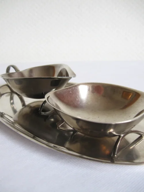 50er WMF Schalen-Set versilbert