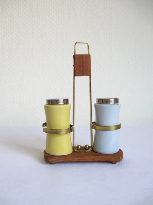 Bild 2 von 50er Salz und Pfeffer Menage