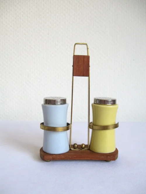 Bild 3 von 50er Salz und Pfeffer Menage