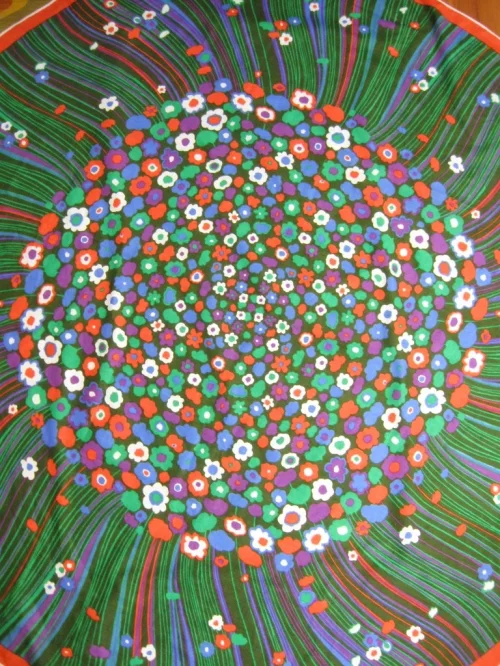 70er Tischdecke rund