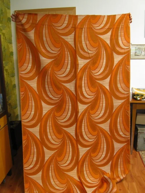 Bild 2 von 70er Curtain Stoff