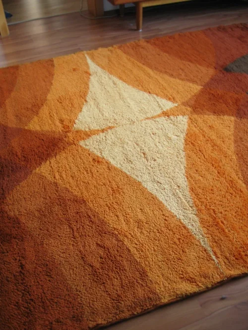 Bild 3 von 70er Vintage Wollteppich 200x300