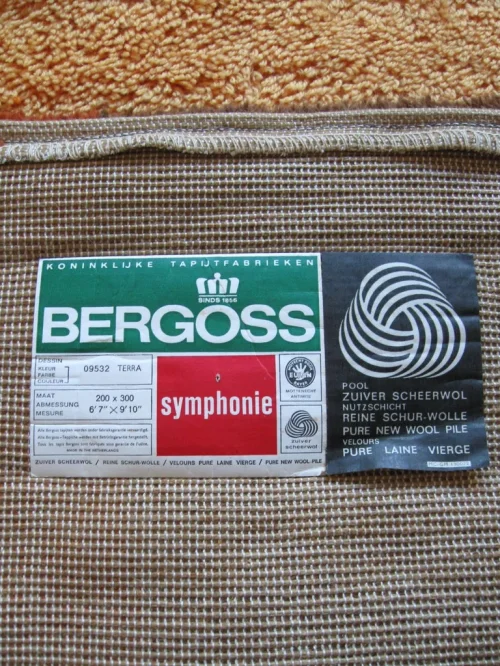 Bild 6 von 70er Vintage Wollteppich 200x300