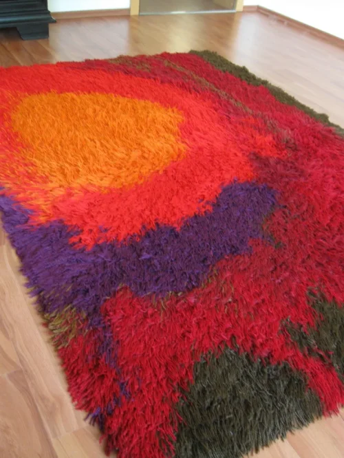 Bild 2 von 70er Flokati Teppich