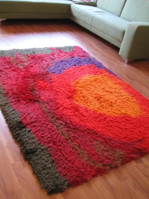 Bild 3 von 70er Flokati Teppich