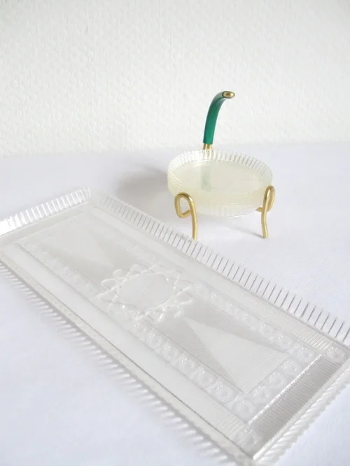 60s coaster and tray