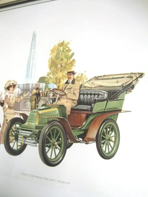 Bild 2 von 60er Wandbild Opel Darracq