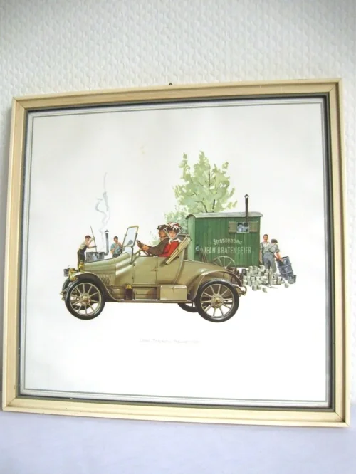 60er Wandbild Opel Torpedo