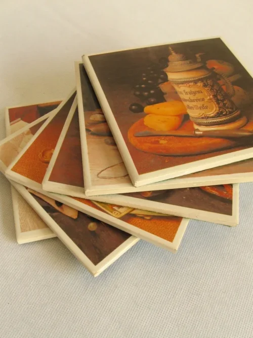 Bild 2 von posavasos años 70 motivo jarra cerveza