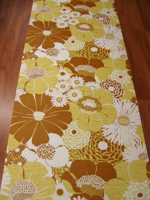 Bild 2 von Wallpaper Wall of Blossoms Yellow
