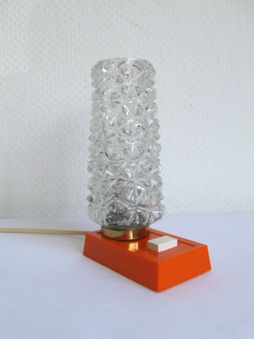 70er Nachttischlampe