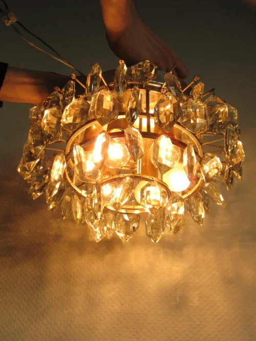 Bild 4 von 70er Kristall Lampe