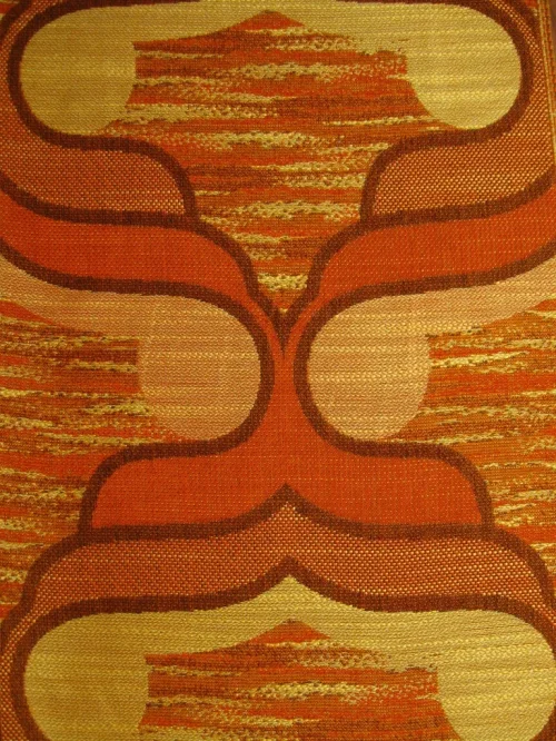 Bild 1 von 70er Stoff Orange