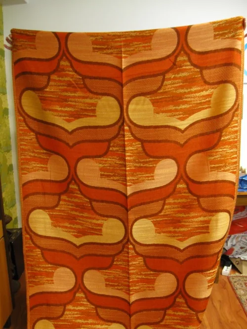 Bild 2 von 70er Stoff Orange