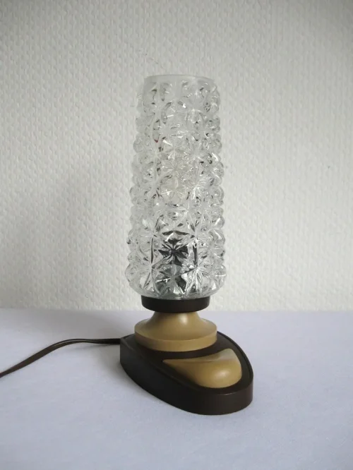 70er Nachttischlampe