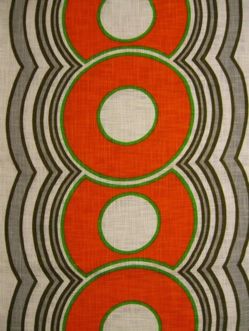 70er Gardinenstoff