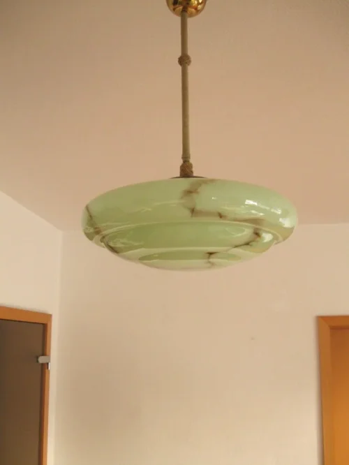 30er Deckenlampe Art Déco