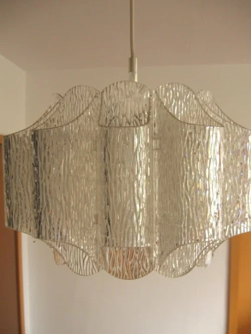 70er Plexiglas Lampe