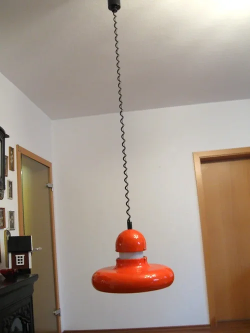 Bild 6 von 70er Ufo-Lampe Orange!