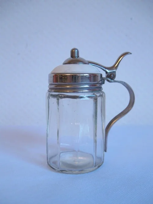 20s Art Déco mustard jar mustard dispenser