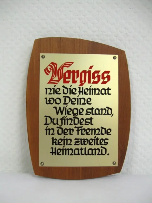 Bild 1 von Schild Heimat