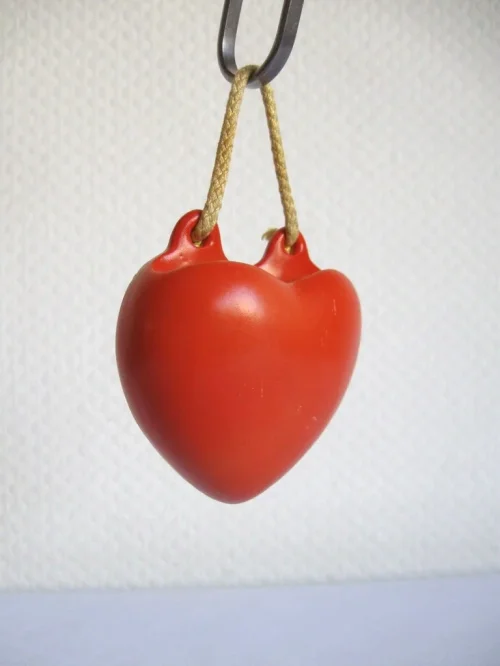 40er Herzvase