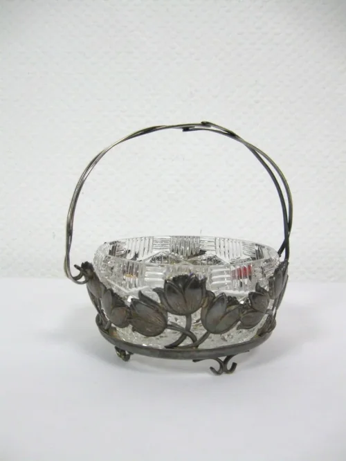 30s sugar bowl lead crystal