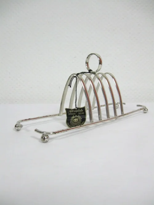 Bread holder England silver plated