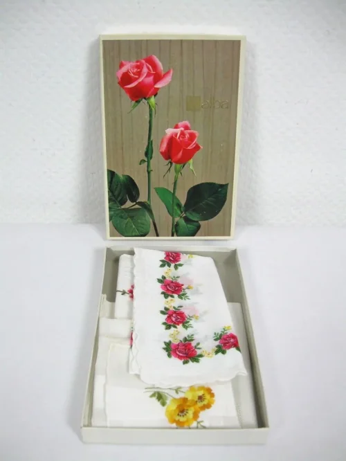 50er Rosen Taschentücher