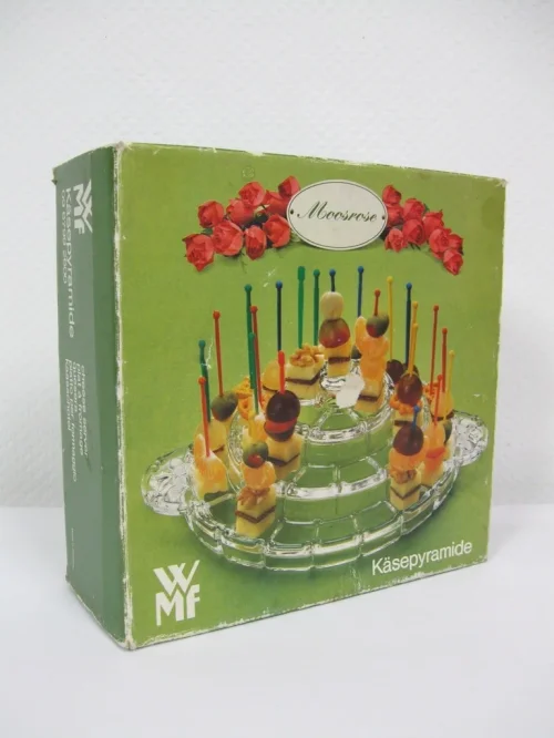 Bild 3 von 70er WMF Käsepyramide, Käsewürfelschale
