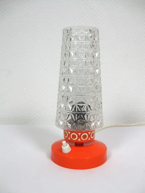 70er Nachttischlampe