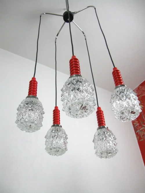 70er Kaskadenlampe