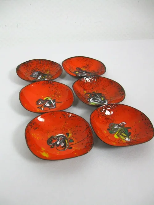 Bild 1 von 70er Emaille Schälchen